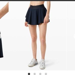 Lululemon Court Rival Skirt True Navy